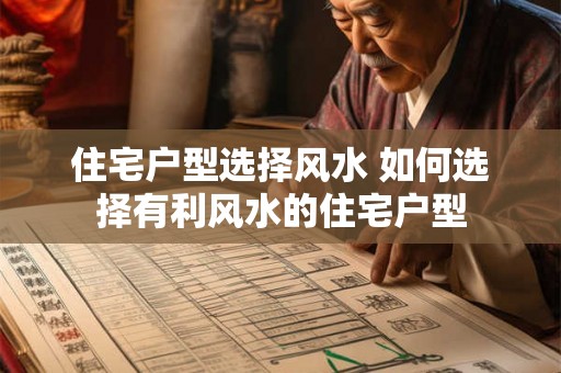 住宅户型选择风水 如何选择有利风水的住宅户型 住宅户型选择风水 如何选择有利风水的住宅户型