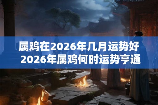 属鸡在2026年几月运势好 2026年属鸡何时运势亨通 属鸡在2026年几月运势好 2026年属鸡何时运势亨通
