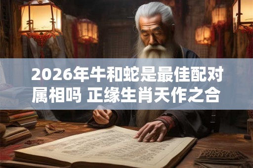 2026年牛和蛇是最佳配对属相吗 正缘生肖天作之合