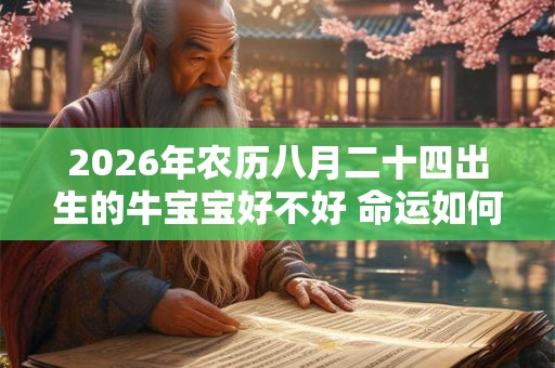 2026年农历八月二十四出生的牛宝宝好不好 命运如何