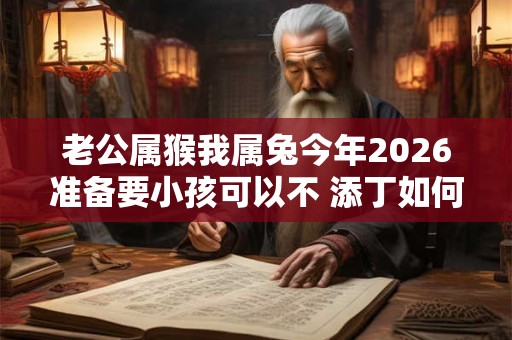 老公属猴我属兔今年2026准备要小孩可以不 添丁如何
