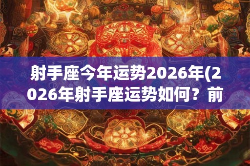 射手座今年运势2026年(2026年射手座运势如何？前后五年走势有何变化？)