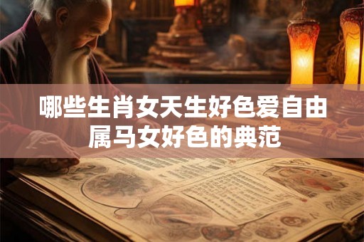哪些生肖女天生好色爱自由 属马女好色的典范 哪些生肖女天生好色爱自由 属马女好色的典范