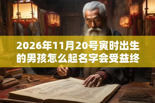 2026年11月20号寅时出生的男孩怎么起名字会受益终生