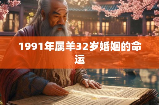 1991年属羊32岁婚姻的命运