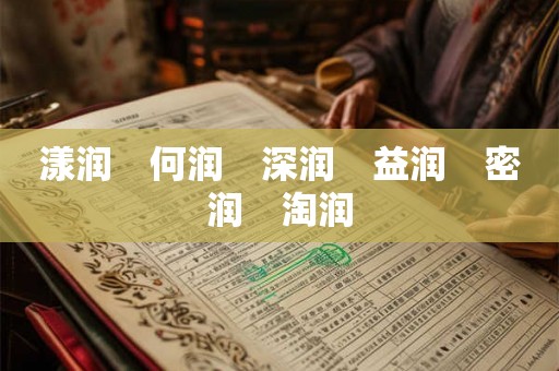 漾润 何润 深润 益润 密润 淘润 漾润 何润 深润 益润 密润 淘润