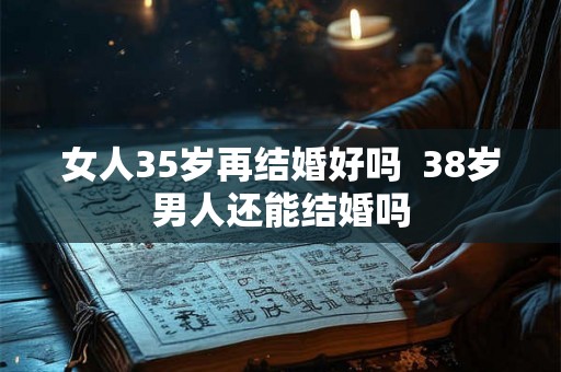 女人35岁再结婚好吗 38岁男人还能结婚吗 女人35岁再结婚好吗 38岁男人还能结婚吗