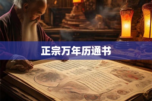正宗万年历通书