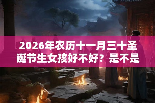 2026年农历十一月三十圣诞节生女孩好不好?是不是旺夫命? 2026年农历十一月三十圣诞节生女孩好不好?是不是旺夫命?