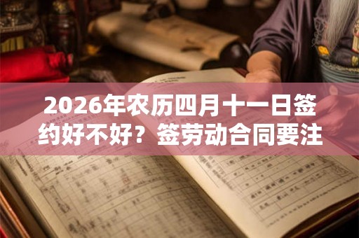 2026年农历四月十一日签约好不好？签劳动合同要注意什么？