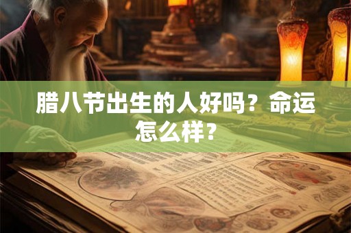 腊八节出生的人好吗？命运怎么样？