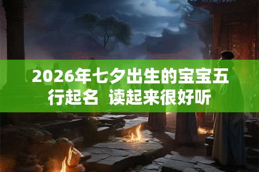 2026年七夕出生的宝宝五行起名  读起来很好听