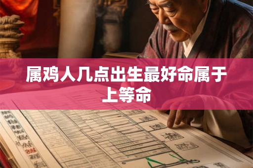 属鸡人几点出生最好命属于上等命