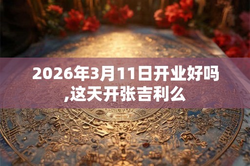 2026年3月11日开业好吗,这天开张吉利么 2026年3月11日开业好吗,这天开张吉利么