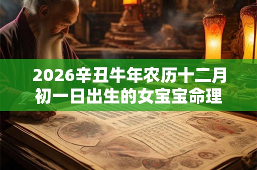2026辛丑牛年农历十二月初一日出生的女宝宝命理 2026辛丑牛年农历十二月初一日出生的女宝宝命理