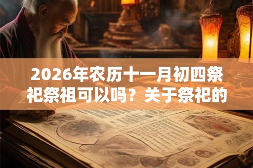 2026年农历十一月初四祭祀祭祖可以吗?关于祭祀的说法? 2026年农历十一月初四祭祀祭祖可以吗?关于祭祀的说法?