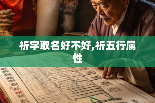 祈字取名好不好,祈五行属性