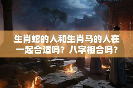 生肖蛇的人和生肖马的人在一起合适吗?八字相合吗? 生肖蛇的人和生肖马的人在一起合适吗?八字相合吗?