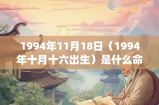 1994年11月18日（1994年十月十六出生）是什么命_命运如何