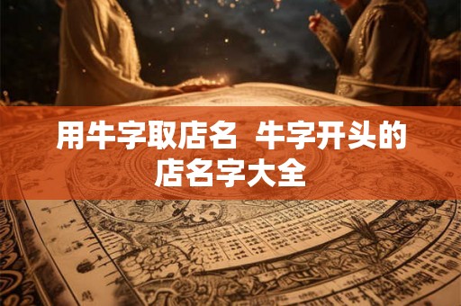 用牛字取店名  牛字开头的店名字大全