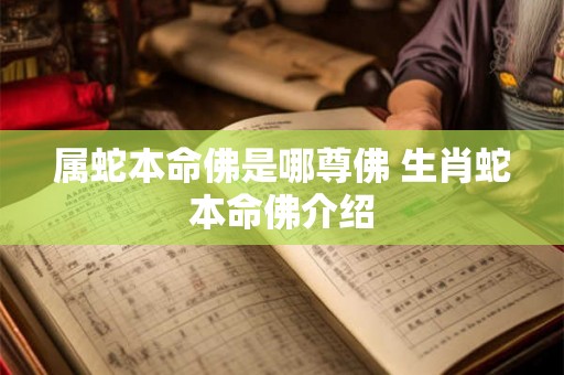 属蛇本命佛是哪尊佛 生肖蛇本命佛介绍