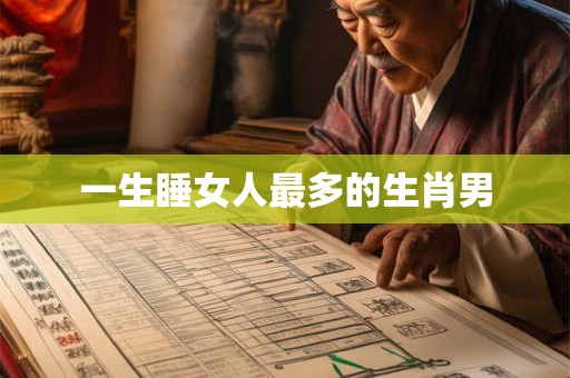 一生睡女人最多的生肖男