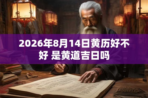 2026年8月14日黄历好不好 是黄道吉日吗