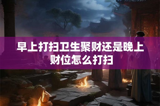 早上打扫卫生聚财还是晚上 财位怎么打扫