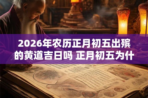 2026年农历正月初五出殡的黄道吉日吗 正月初五为什么吃饺子