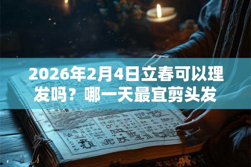 2026年2月4日立春可以理发吗?哪一天最宜剪头发 2026年2月4日立春可以理发吗?哪一天最宜剪头发