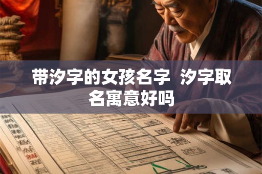 带汐字的女孩名字  汐字取名寓意好吗