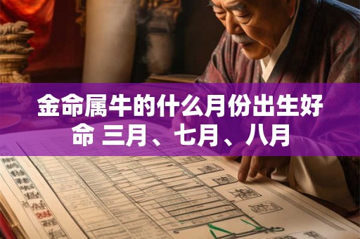 金命属牛的什么月份出生好命 三月、七月、八月 金命属牛的什么月份出生好命 三月、七月、八月