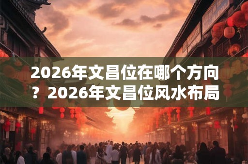 2026年文昌位在哪个方向？2026年文昌位风水布局解析