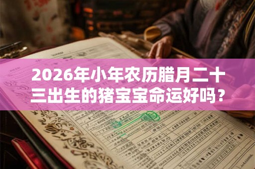 2026年小年农历腊月二十三出生的猪宝宝命运好吗? 2026年小年农历腊月二十三出生的猪宝宝命运好吗?