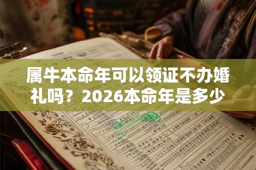 属牛本命年可以领证不办婚礼吗？2026本命年是多少岁？