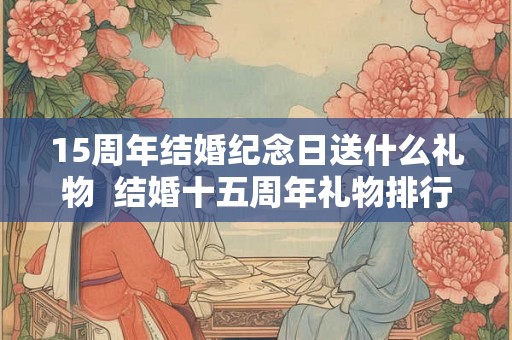 15周年结婚纪念日送什么礼物  结婚十五周年礼物排行榜