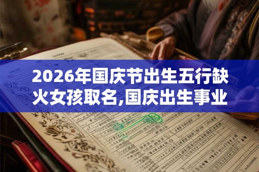 2026年国庆节出生五行缺火女孩取名,国庆出生事业顺吗？