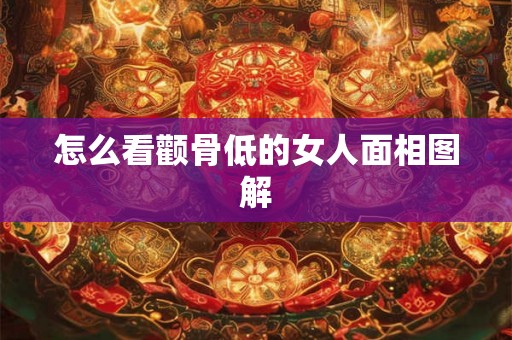 怎么看颧骨低的女人面相图解 怎么看颧骨低的女人面相图解