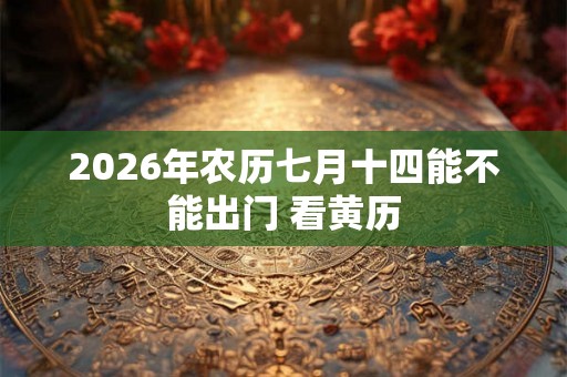 2026年农历七月十四能不能出门 看黄历
