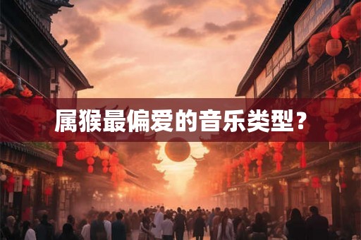 属猴最偏爱的音乐类型？