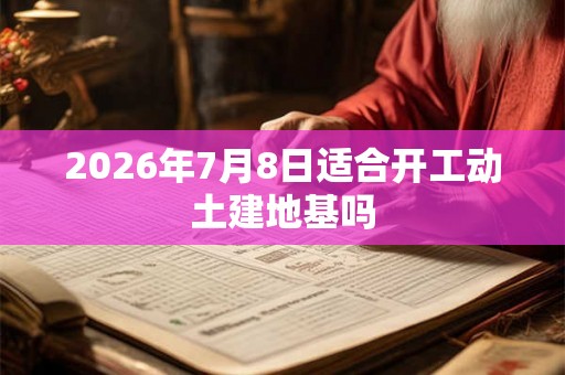 2026年7月8日适合开工动土建地基吗