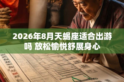 2026年8月天蝎座适合出游吗 放松愉悦舒展身心