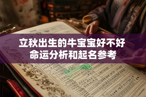 立秋出生的牛宝宝好不好 命运分析和起名参考