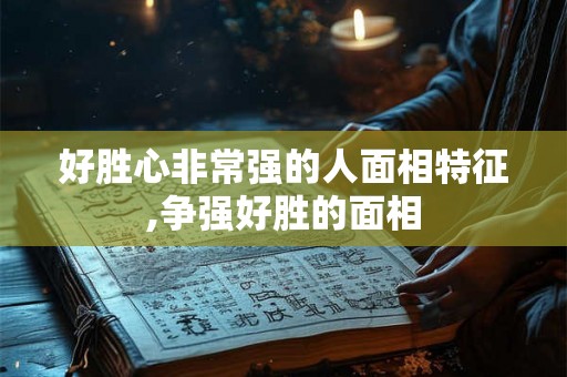好胜心非常强的人面相特征,争强好胜的面相 好胜心非常强的人面相特征,争强好胜的面相