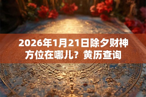 2026年1月21日除夕财神方位在哪儿？黄历查询