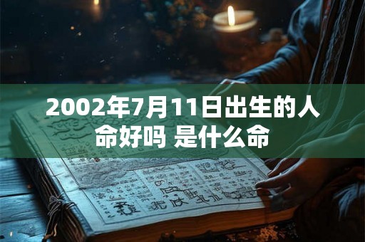 2002年7月11日出生的人命好吗 是什么命 2002年7月11日出生的人命好吗 是什么命