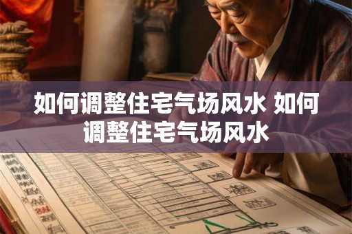 如何调整住宅气场风水 如何调整住宅气场风水 如何调整住宅气场风水 如何调整住宅气场风水