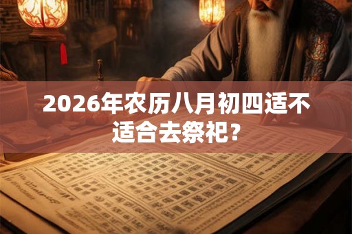 2026年农历八月初四适不适合去祭祀? 2026年农历八月初四适不适合去祭祀?