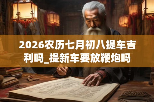 2026农历七月初八提车吉利吗_提新车要放鞭炮吗