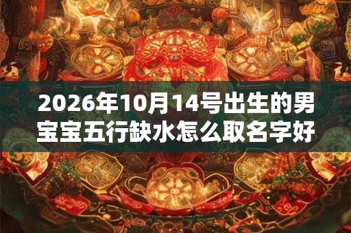 2026年10月14号出生的男宝宝五行缺水怎么取名字好 2026年10月14号出生的男宝宝五行缺水怎么取名字好